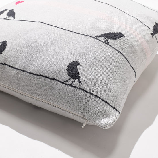 Coussin 47 x 47cm - 100% Coton Bird 02