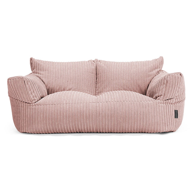 Joséphine Canapé Pouf - Côtelé Rose 01