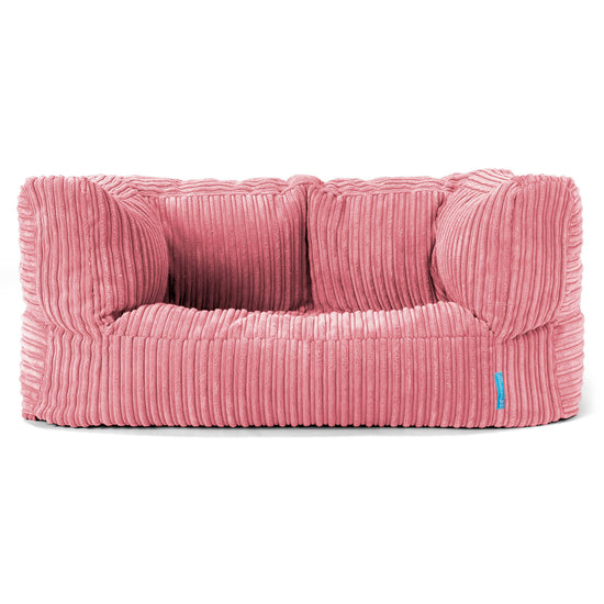 Canapé Enfant Albert - Côtelé Corail 01