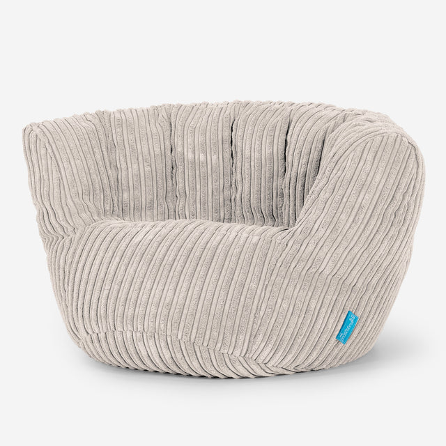 Charles Vintish Pouf pour Enfants 2-6 ans - Côtelé Ivoire 02