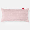 Coussin Rectangulaire Géant 40 x 80cm - Côtelé Rose 01