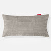 Coussin Rectangulaire Géant 40 x 80cm - Côtelé Vison 01