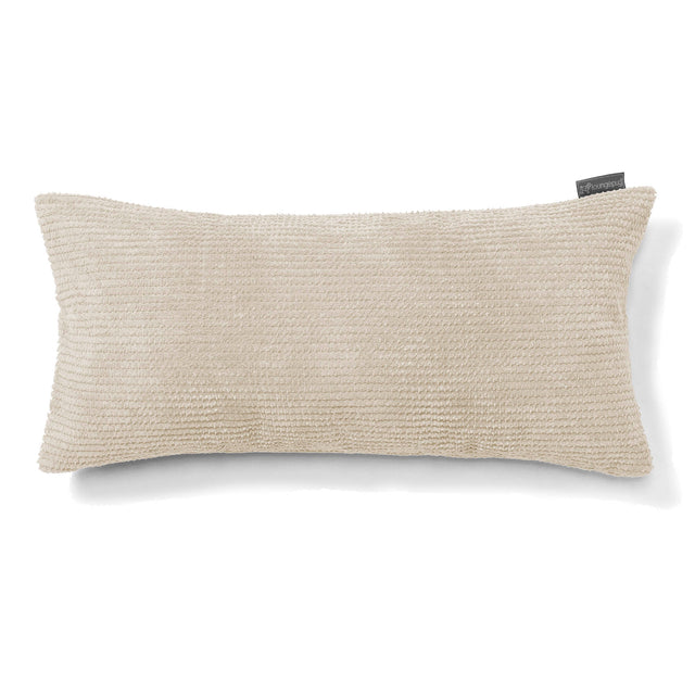 Coussin Rectangulaire Géant 40 x 80cm - Pompon Crème 01