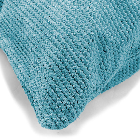 Coussin Rectangulaire Géant 40 x 80cm - Pompon Mer Égée 02
