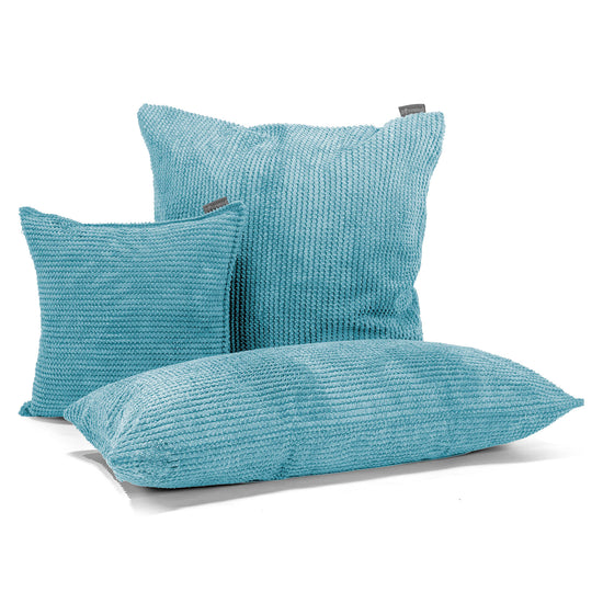 Coussin Rectangulaire Géant 40 x 80cm - Pompon Mer Égée 03