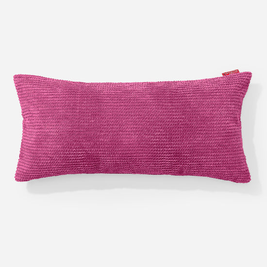 Coussin Rectangulaire Géant 40 x 80cm - Pompon Rose 01