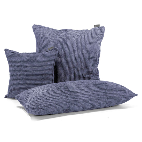 Coussin Rectangulaire Géant 40 x 80cm - Pompon Violet 03