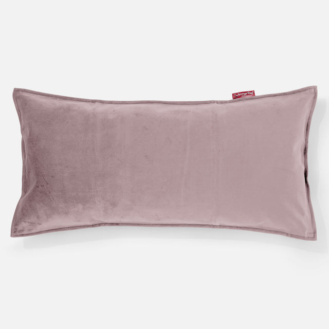 Coussin Rectangulaire Géant 40 x 80cm - Velours Rose 01