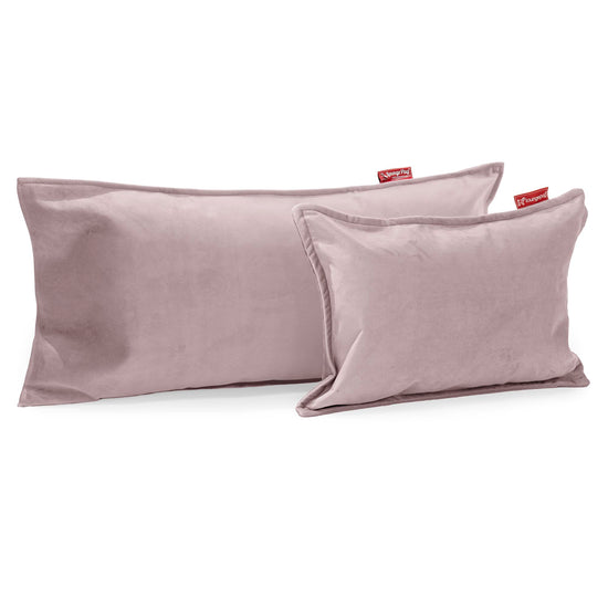 Coussin Rectangulaire Géant 40 x 80cm - Velours Rose 03