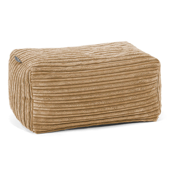 Pouf Repose Pied - Côtelé Sable 01