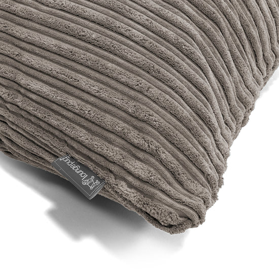 Coussin 47 x 47cm - Côtelé Anthracite 03