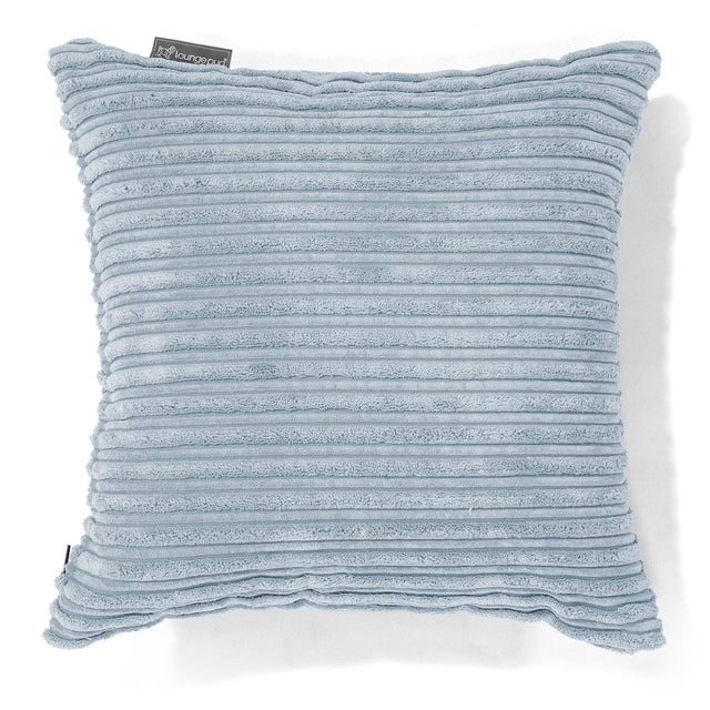 Coussin 47 x 47cm - Côtelé Bébé Bleu 01
