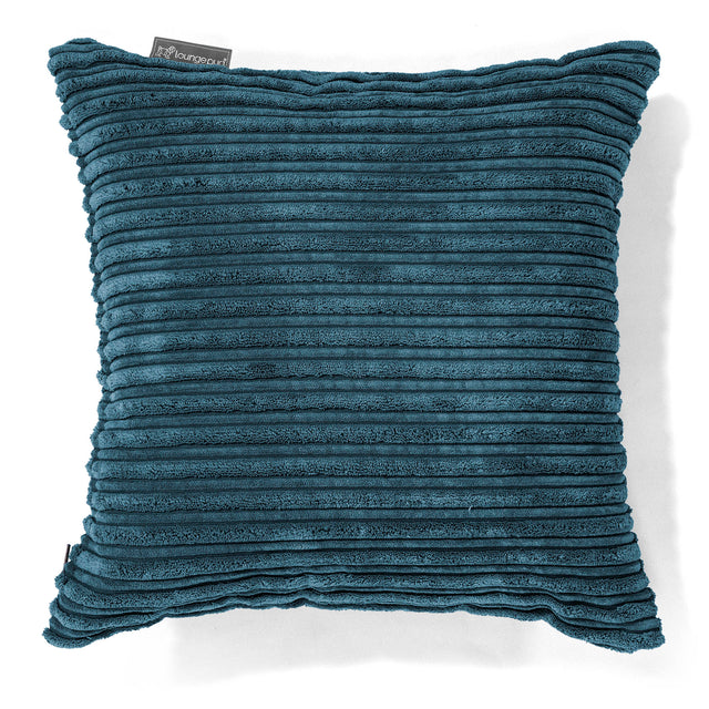 Coussin 47 x 47cm - Côtelé Bleu Marine 01