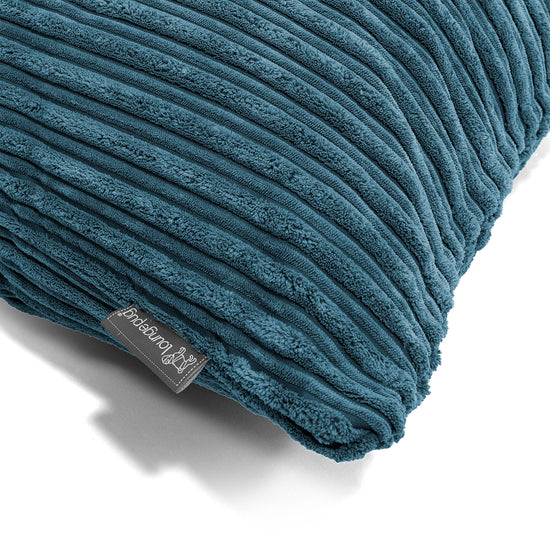 Coussin 47 x 47cm - Côtelé Bleu Marine 03