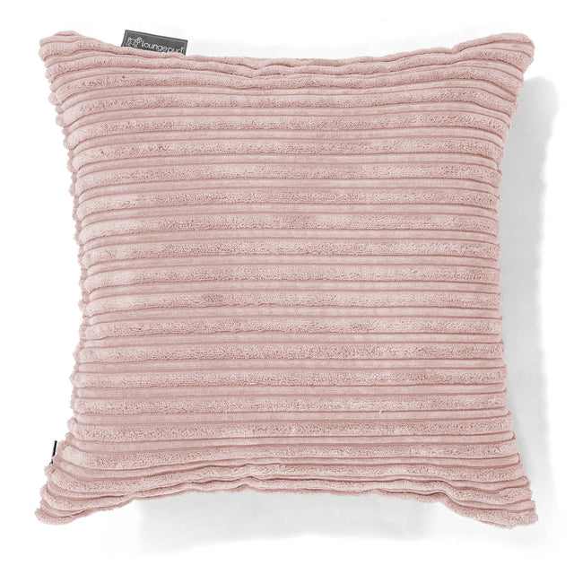 Coussin 47 x 47cm - Côtelé Rose 01