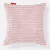 Coussin 47 x 47cm - Côtelé Rose 01