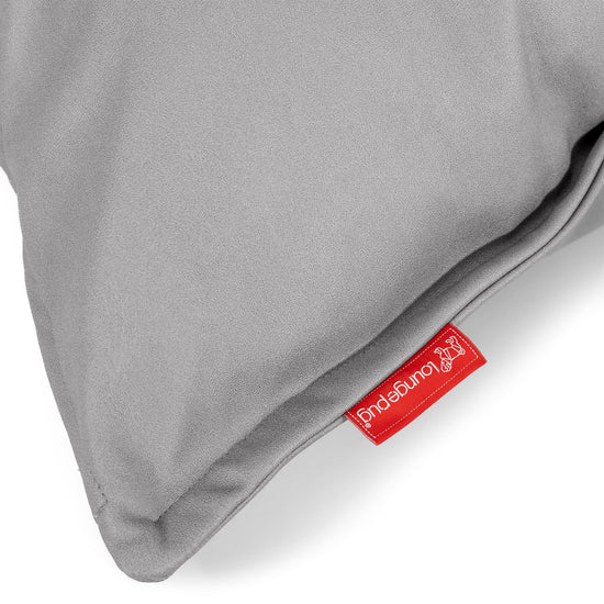Housse de Coussin 47 x 47cm - Cuir Végan Gris 03