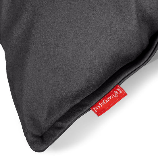 Housse de Coussin 47 x 47cm - Cuir Végan Noir 03