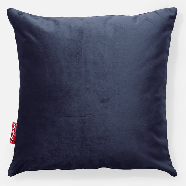 Coussin 47 x 47cm - Velours Bleu Marine 01