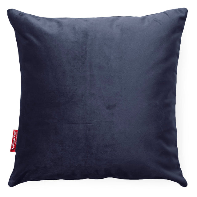 Coussin 47 x 47cm - Velours Bleu Marine 01