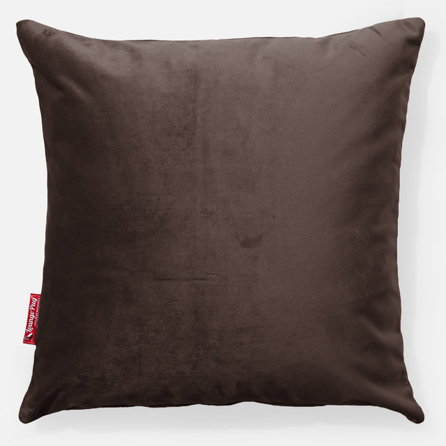 Coussin 47 x 47cm - Velours Espresso 01