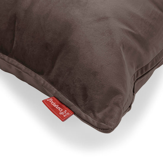 Coussin 47 x 47cm - Velours Espresso 03
