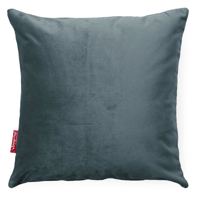 Coussin 47 x 47cm - Velours Mer Égée 01