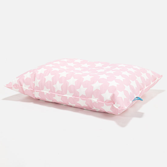 Coussin Pouf Enfant - Imprimé Rose étoile 02