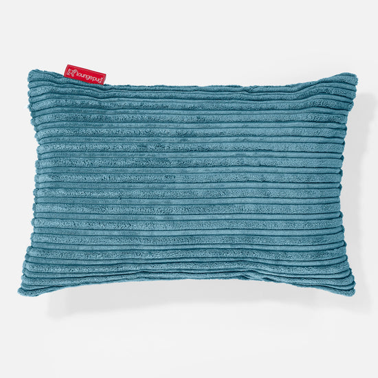 Coussin Rectangulaire 35 x 50cm - Côtelé Mer Égée 01