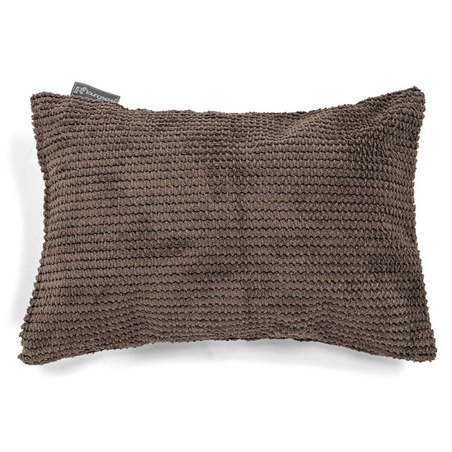Coussin Rectangulaire 35 x 50cm - Pompon Chocolat 01