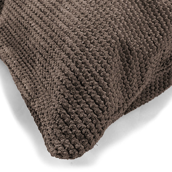 Coussin Rectangulaire 35 x 50cm - Pompon Chocolat 02