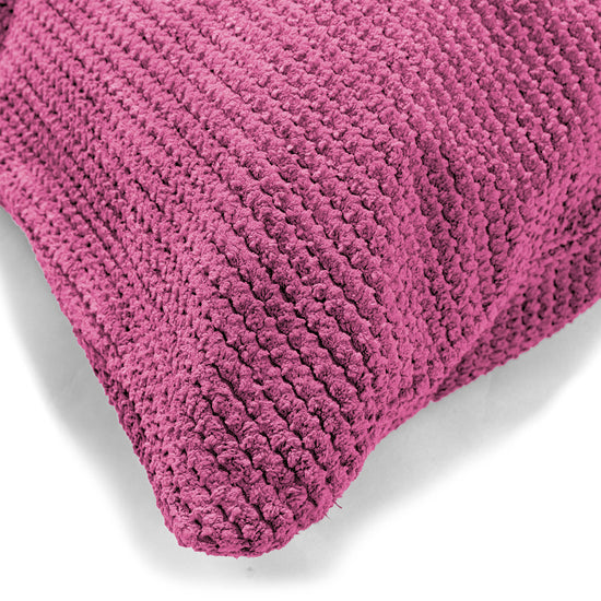 Coussin Rectangulaire 35 x 50cm - Pompon Rose 02