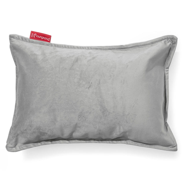 Coussin Rectangulaire 35 x 50cm - Velours Argent 01