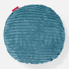 Coussin Rond 50cm - Côtelé Mer Égée 01
