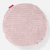 Coussin Rond 50cm - Côtelé Rose 01