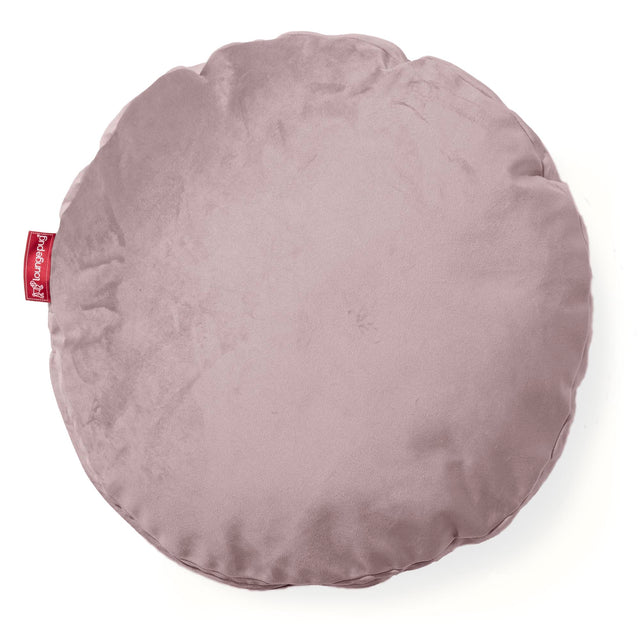 Coussin Rond 50cm - Velours Rose 01