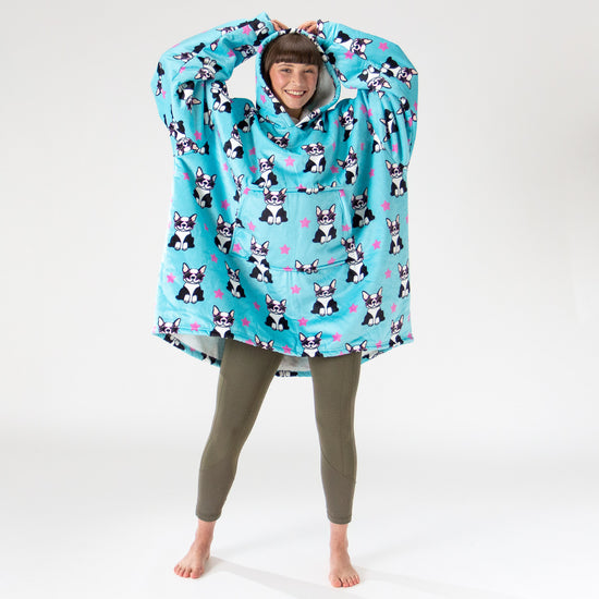 Couverture à Capuche pour Homme et Femme - Molleton Carlin 01