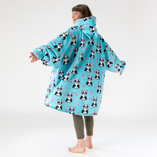 Couverture à Capuche pour Homme et Femme - Molleton Carlin 03