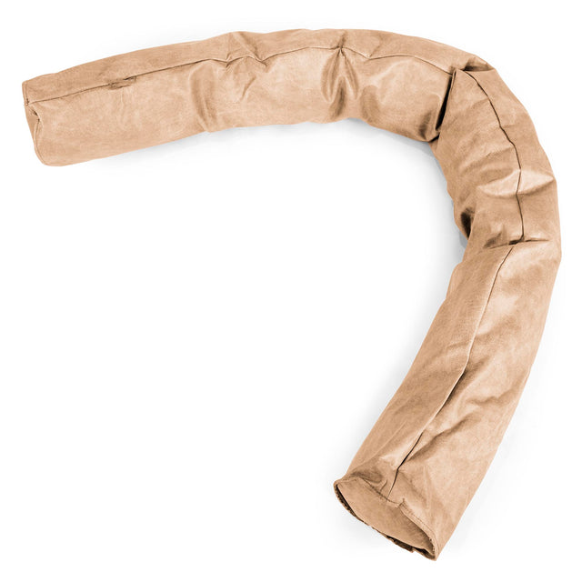 Traversin XXL - Cuir Vintage Marron Clair 01
