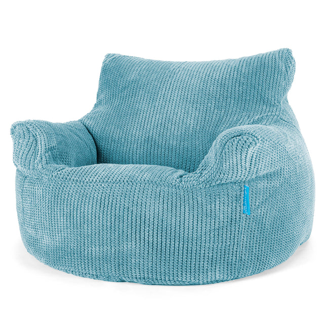 Fauteuil Pouf Enfant 3-8 ans - Pompon Mer Égée 01
