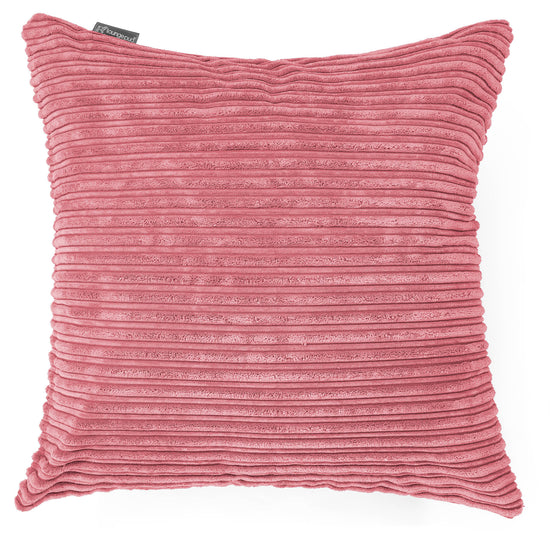 Grand Coussin 70 x 70cm - Côtelé Corail 01