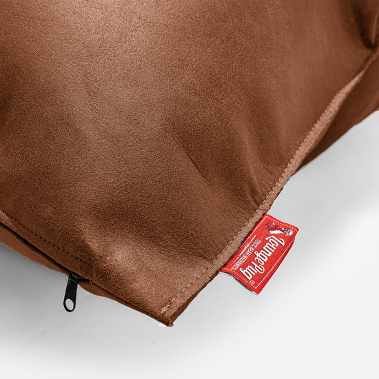 Grand Coussin 70 x 70cm - Cuir Vintage Camel 02