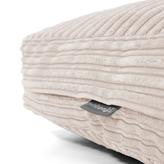 Grand Coussin de Sol - Côtelé Ivoire 02