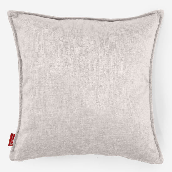 Grand Housse de Coussin 70 x 70cm - Chenille Crème 01