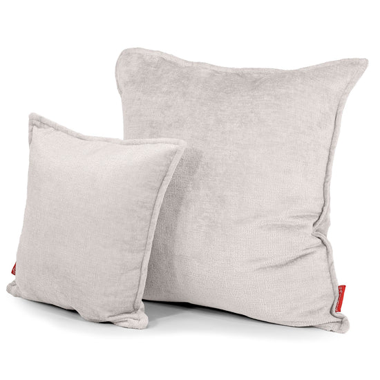 Housse de Coussin 47 x 47cm - Chenille Crème 02