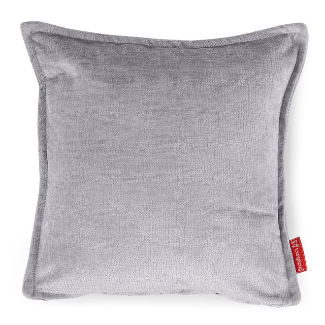 Housse de Coussin 47 x 47cm - Chenille Gris 01