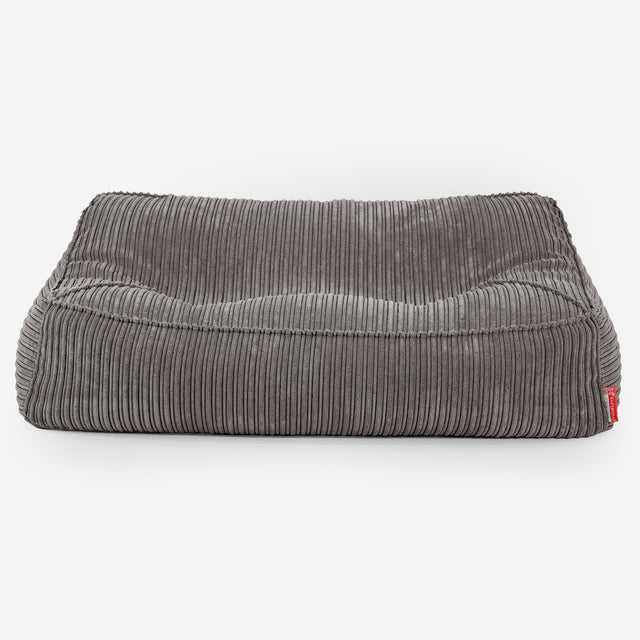 Le Canapé Pouf Doudou - Côtelé Anthracite 01