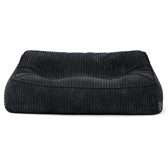 Le Canapé Pouf Doudou - Côtelé Noir 03