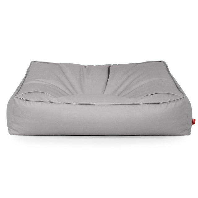 Le Canapé Pouf Doudou - Cuir Végan Gris 01