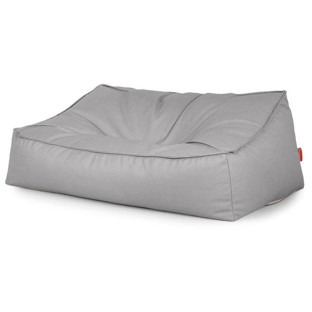 Le Canapé Pouf Doudou - Cuir Végan Gris 03